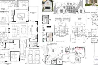 do autocad drafting, redraw drawings, convert PDF or sketch to dwg