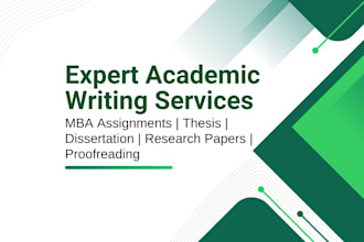 do MBA assignment help and research