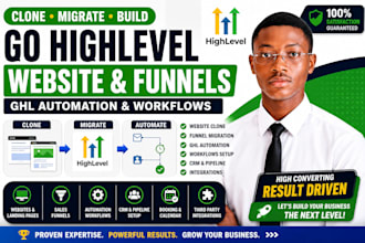 clone migrate go highlevel website ghl automation workflow go high level funnels