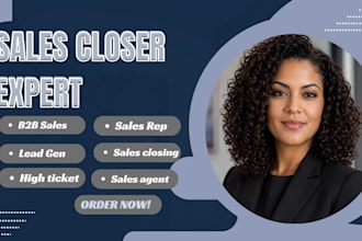 sales closer lead gen high ticket sales b2b sales closing