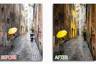 remove people or objects in photos