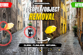 remove people or objects in photos