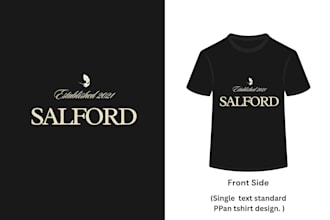 do minimalist and trendy tshirt design for your brand