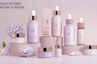 create cosmetic labels, skincare, beauty, body butter label and oil label design