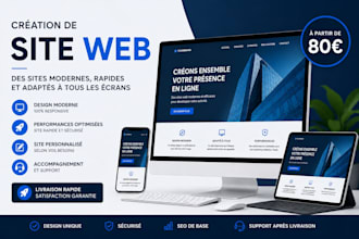 creation de site web vitrine et commerce