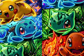 draw fakemon trainer sprites pokeman art pokemon fusion children illustration