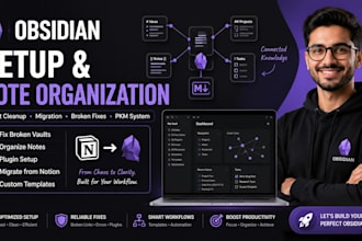 organize and rebuild your notes into obsidian vault for pkm