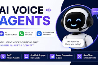build ai voice agents, ai receptionist, ai sales agents and automation systems
