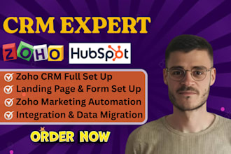 do zoho crm setup, zoho campaigns, zoho sites, zoho flow, form and mail