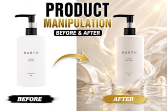 design premium product advertisement manipulation