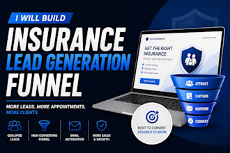 build a high converting insurance lead generation funnel