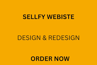 design sellfy website design shopify store design droppshipping