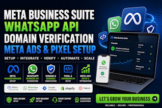 do meta business suite whatsapp api domain verification meta ads pixel setup