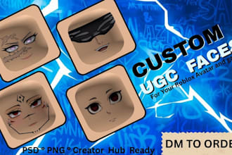 design custom roblox ugc face concepts
