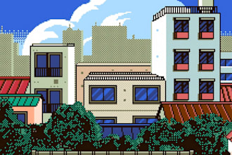pixel art background pixel art scene animation game rpg tileset pixel character