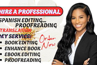 proofread and edit spanish text and documents translate english to spanish