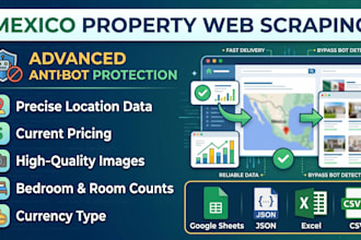 extract and structure real estate property data in mexico
