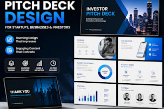 make pitch deck design and write your content