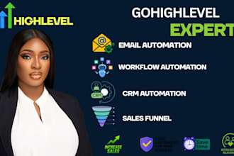 do gohighlevel automation workflows web landing page email marketing CRM funnels