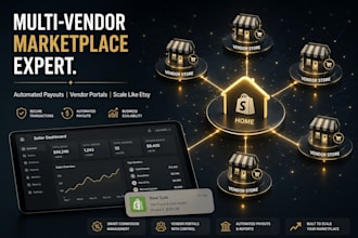 build a shopify multi vendor marketplace like etsy amazon or ebay