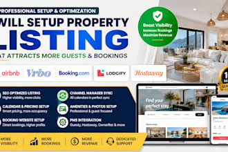 setup and optimize airbnb lodgify vrbo guesty hostaway listing