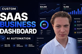 build a custom saas platform or business dashboard
