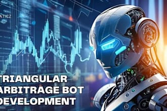 build crypto arbitrage bot, triangular arbitrage bot, dex arbitrage trading bot