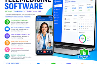 build hipaa compliant healthcare app and telemedicine software