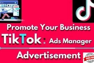 manage tiktok ads and facebook ads for peptide marketing