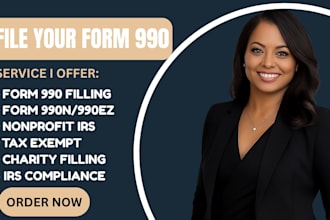 file nonprofit form 990, 990ez or 990n for your 501c3