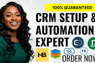 set up suitedash honeybook 17hats zoho CRM taxdome sugarcrm automation bitrix24
