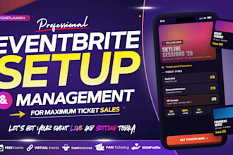 set up and manage your eventbrite event for maximum ticket sales