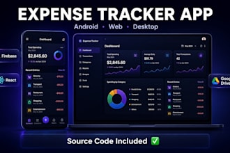 build a cross platform expense tracker app