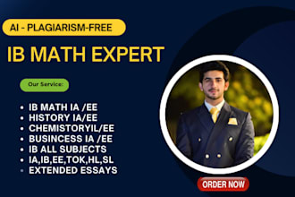 do perfectly do ib math ia, history ia, business and chemistry ia