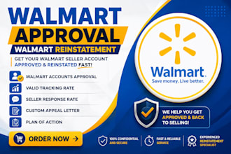 reinstate walmart suspension,write walmart appeal letter and plan of action fast