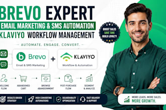 brevo expert email marketing sms automation klaviyo workflow management