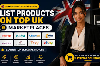 list products on depop vinted onbuy newegg wayfair poshmark product listing SEO