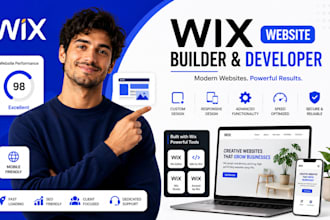 build a wix website design or redesign a professional wix website