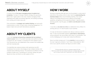 do a business diagnosis of your company to help you grow