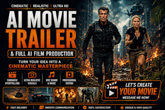 create cinematic ai videos, ai movie or ai movie trailer