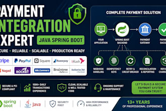 integrate payment gateway in java spring boot