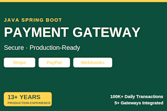 integrate payment gateway in java spring boot