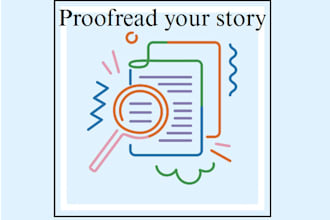 proofread your work of fiction