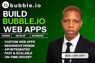 build a bubble io mvp saas web app as a bubble io developer