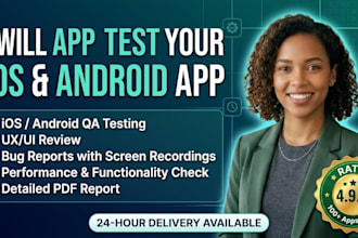 provide professional app testing to identify critical bugs
