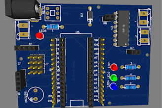 do power supply industrial pcb schematic layout design esp32 stm32 in kicad