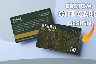 design custom couple card, gift card, business card, gift voucher, loyalty card