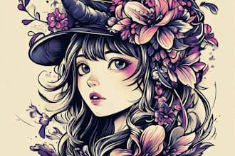 make anime tattoo design