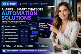 develop ai mobile apps chatbot agents website integration tech consulting