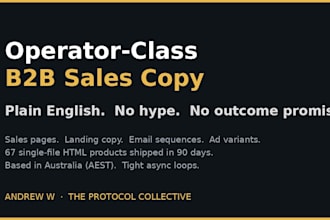 write high converting b2b sales copy